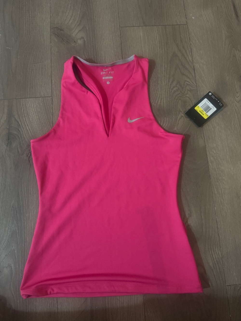 Nike Women's Hot Pink Dri-FIT Racerback Tank
